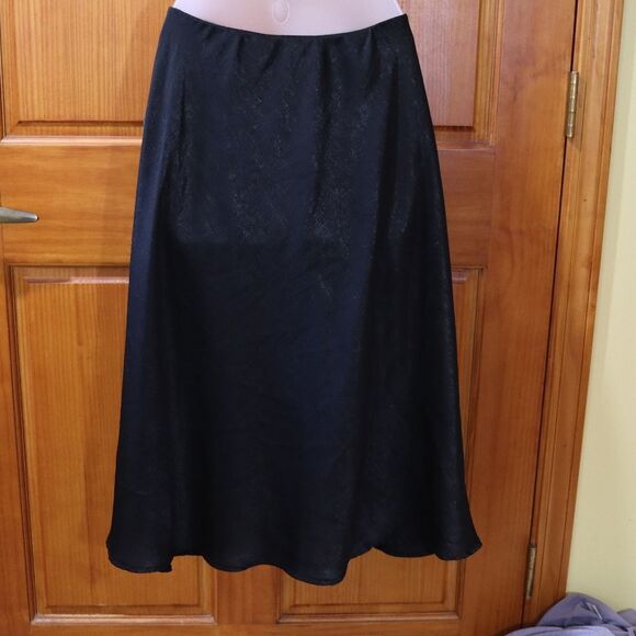 Gap Black Midi Skirt Medium - Picture 3 of 6